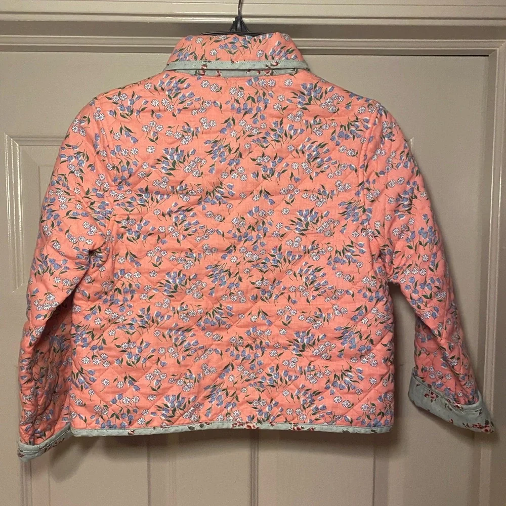 NWT Ralph Lauren Girls Reversible‎ Quilted Jacket Gift Preppy Classic